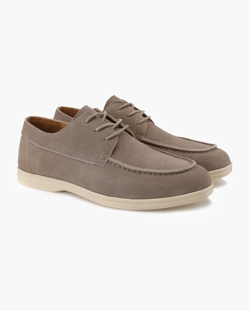 Premium Suede Lace Shoes - Old Money