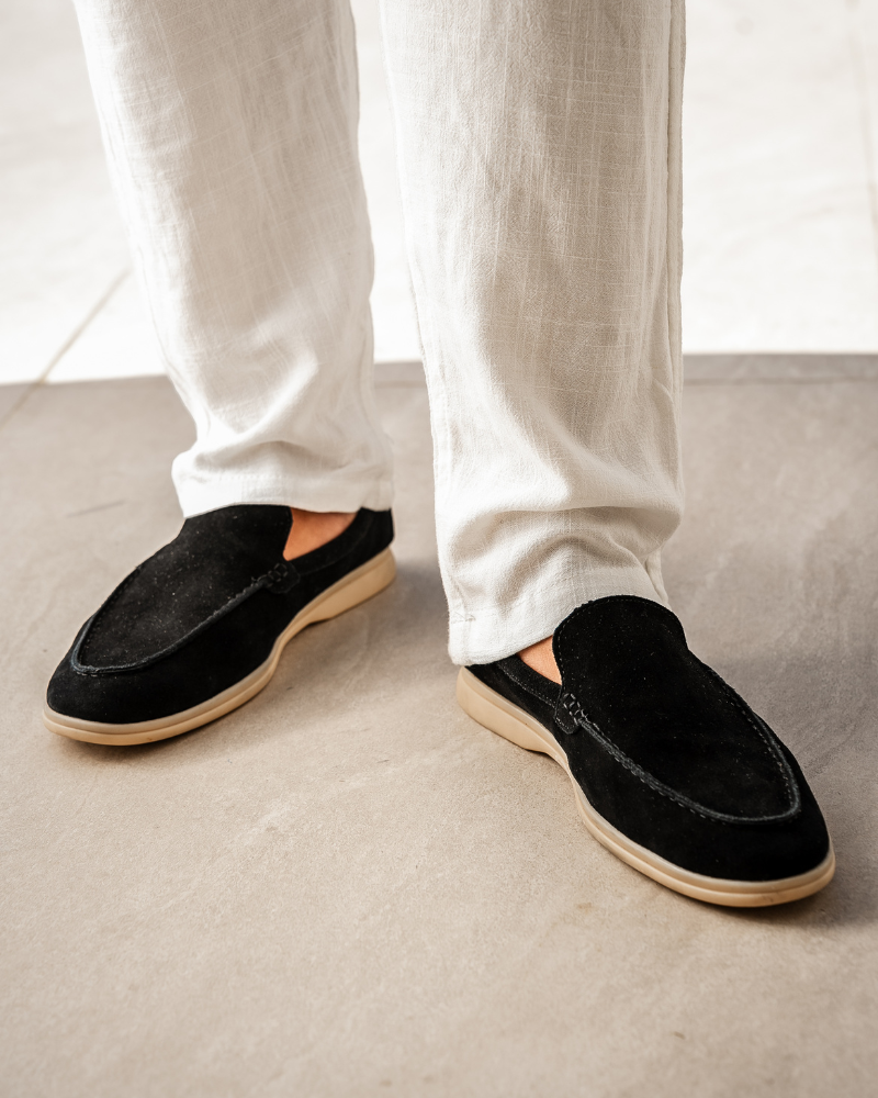 Old Money Premium Suede Loafers - Old Money